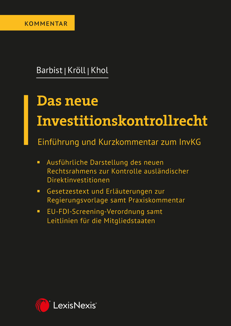 Barbist, Kohl et al._Das neue Investitionskontrollrecht-148x210-