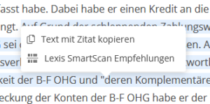 Text mit Zitat kopieren