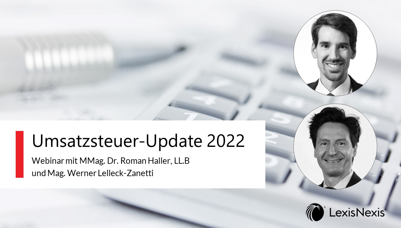 Webinar Umsatzsteuer-Update 2022